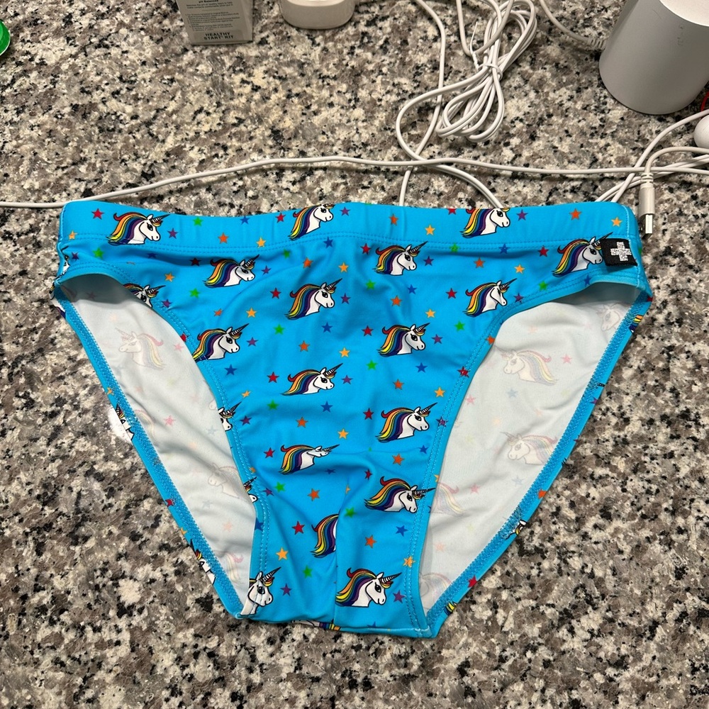 Men’s Andrew Christian swim brief underwear. Medium